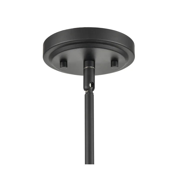 1 Light 10 In. Matte Black Mini-Pendant