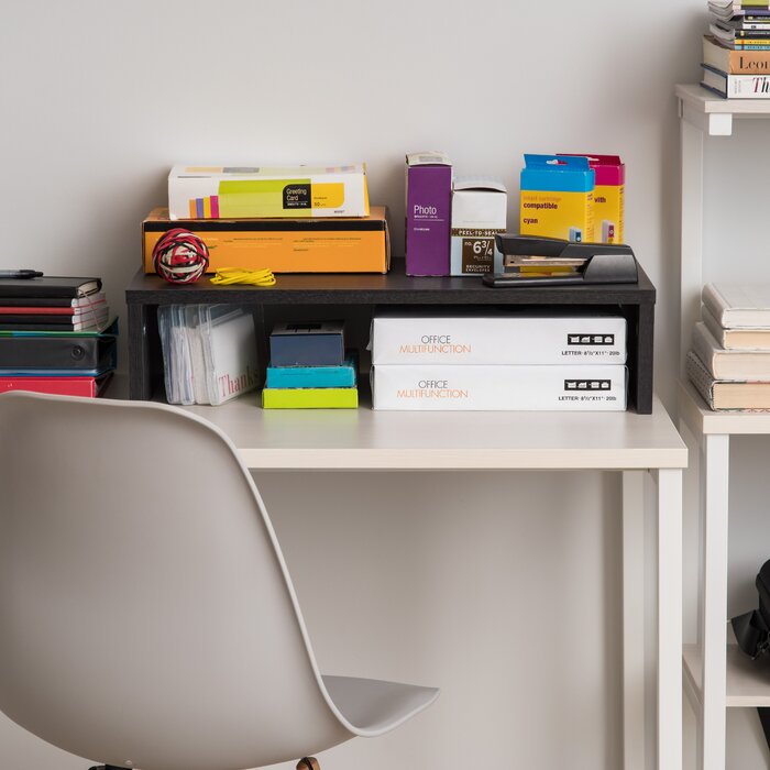 1 Tier Multi-Purpose Monitor Stand, Black (#K5723)