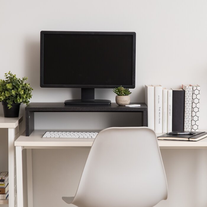 1 Tier Multi-Purpose Monitor Stand, Black (#K5723)