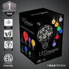 1 Watt (25 Watt Equivalent), G80 LED, Non-Dimmable Light Bulb, Color Changing E26/Medium (Standard) Base, (Set of 3)