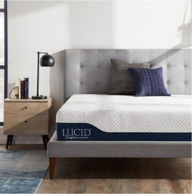 12 in. Medium-Firm Gel and Aloe Vera Hybrid Memory Foam Tight Top Queen Mattress