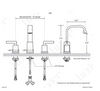 2-Handle Widespread Bathroom Faucet with Drain, Chrome