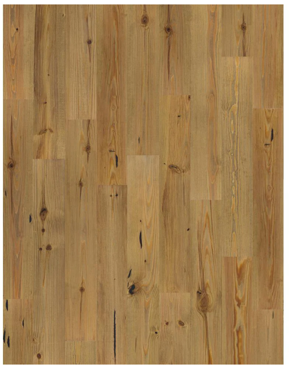 Wire-Brushed New Heart Pine 1/2 in. Thick x 7 in. Wide x Varying Length Engineered Hardwood Flooring (25.23 sq. ft.)