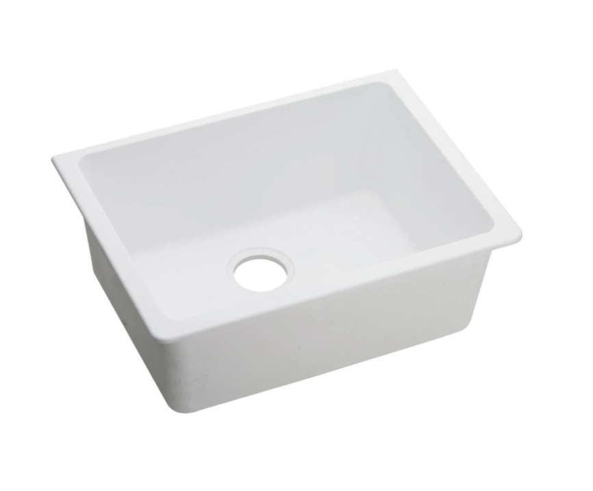 Elkay Quartz Classic 24-5/8" Undermount Single Basin Quartz Composite Kitchen Sink
