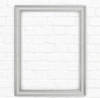 23 in. x 33 in. (S2) Rectangular Mirror Frame in Chrome and Linen (Set of 2) KB651