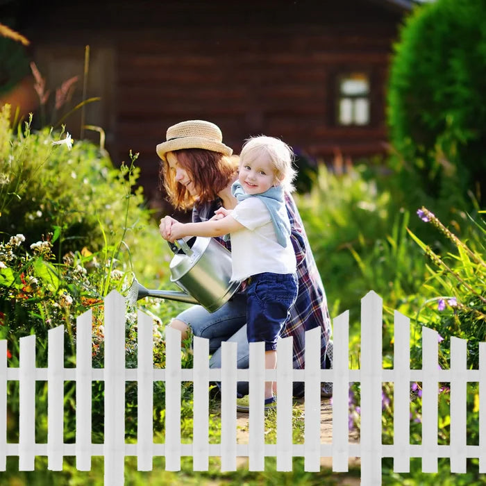 1 ft. H x 2 ft. W Garden Vinyl Fence Panel (Set of 7)