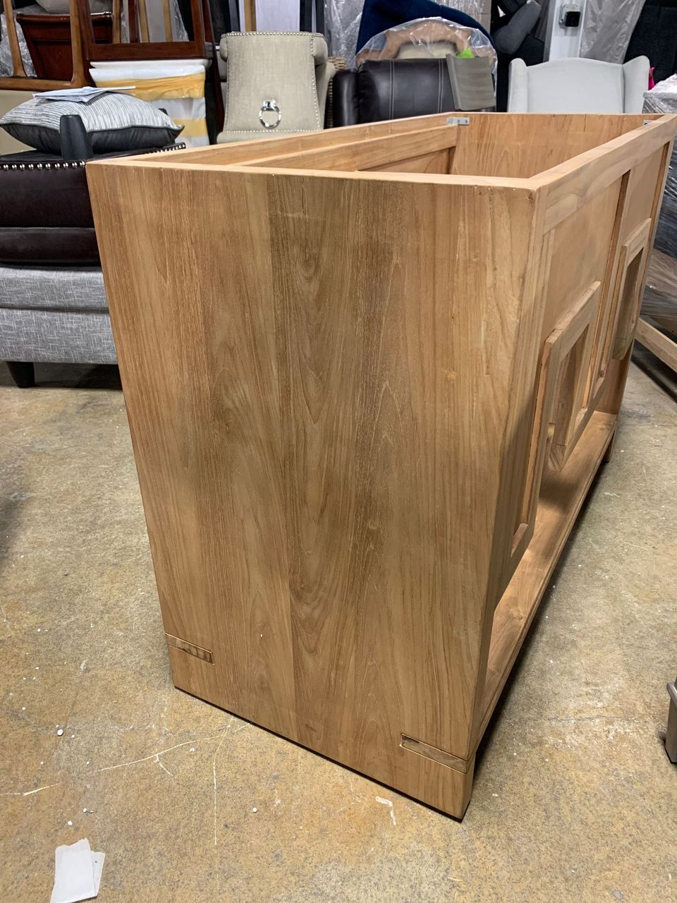 Avanity Kai  Natural Teak 48" Vanity Cabinet - BASE ONLY