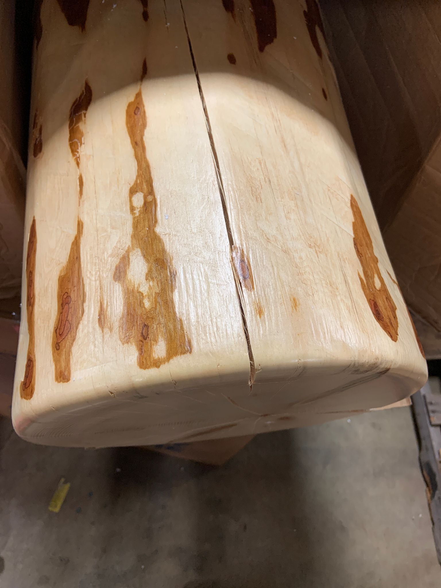 Tustin Solid Wood Tree Stump End Table SHB352