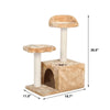 2-Tier Cat Activity Tree,Cat Scratching Sisal Post Tower