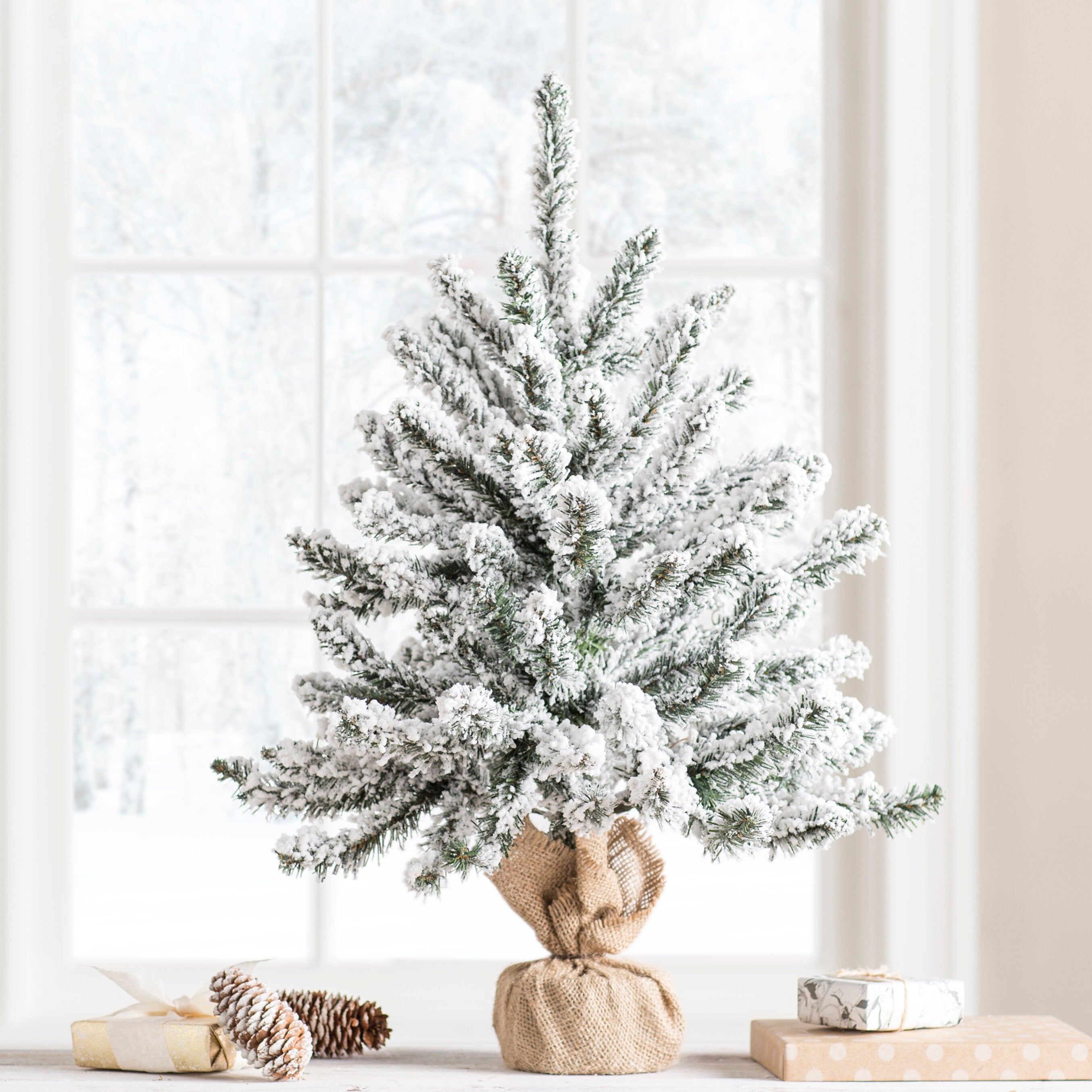 2' Anoka Pine Artificial Christmas Tree with Burlap Base (#K5993)