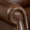 Neville 2-Tone Brown PU Leather Recliner #CR2100