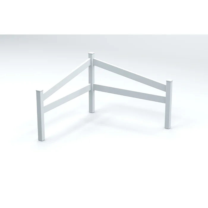 2.44 ft. H x ft. W Split Vinyl Fencing