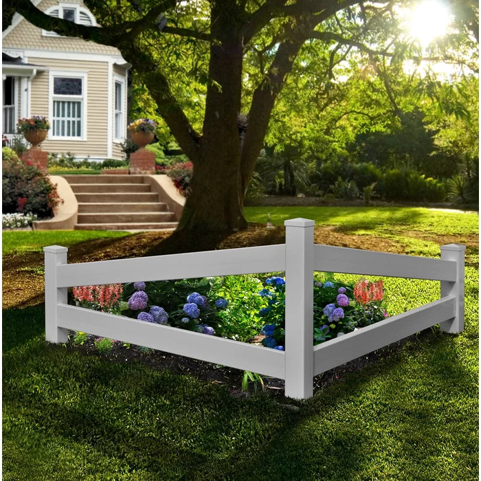 2.44 ft. H x ft. W Split Vinyl Fencing