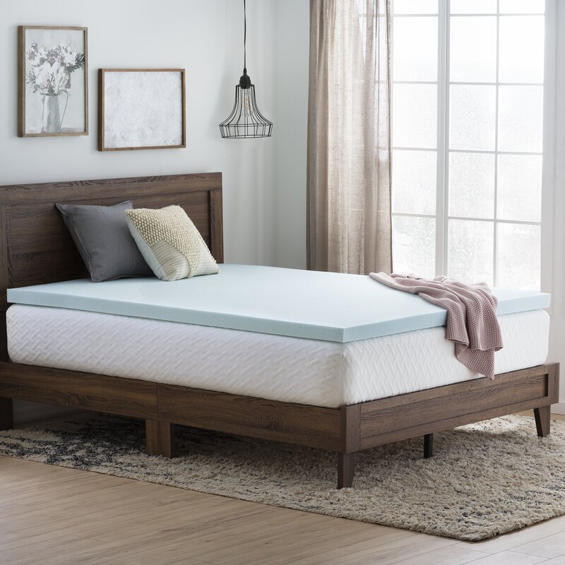 2.5" Gel Memory Foam Mattress Topper - Full (#K4254)