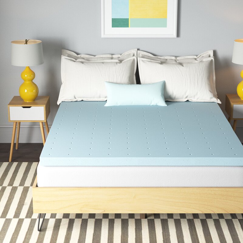 2.5" Mattress Topper KING Gel Memory Foam VB462