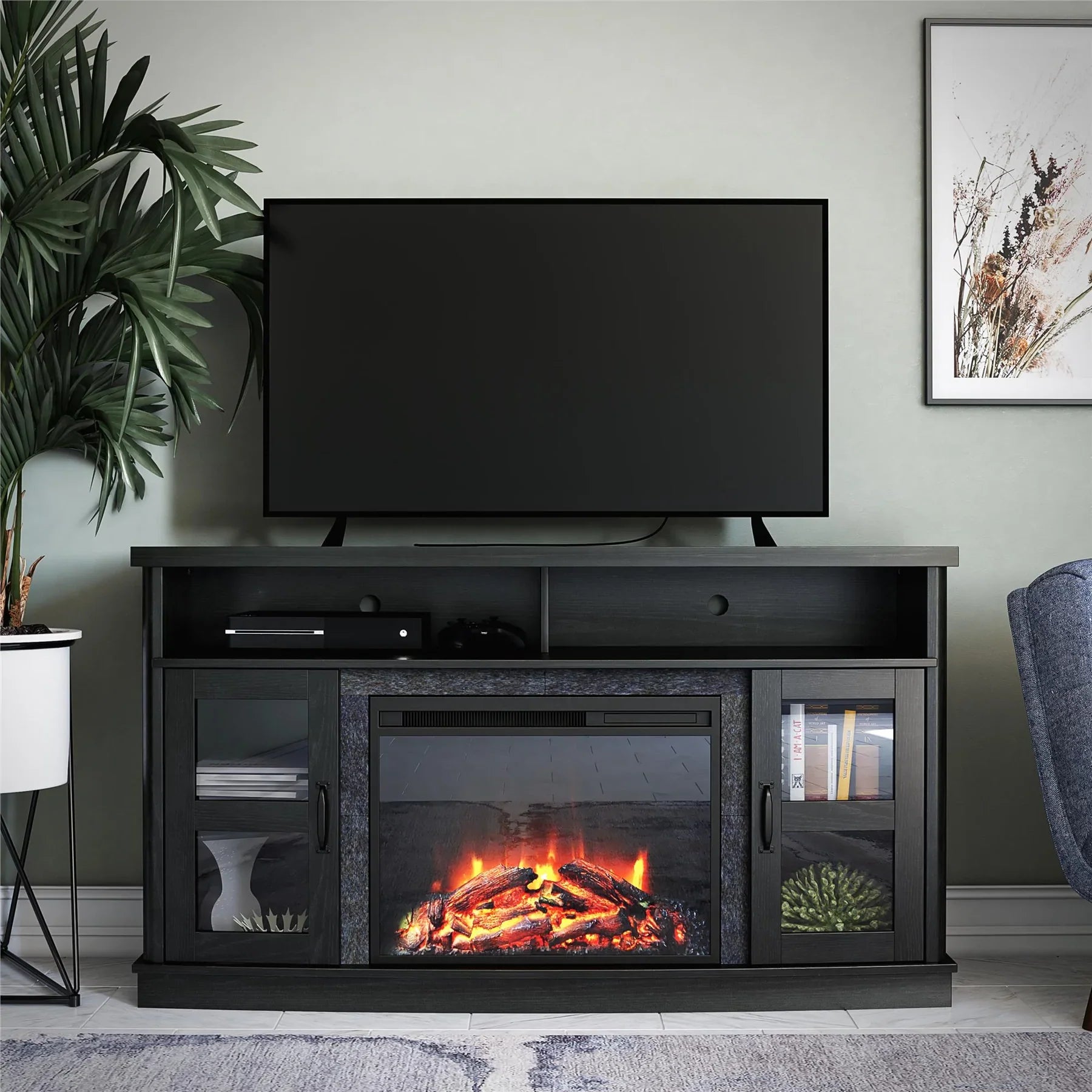 Barrow Creek Electric Fireplace Console