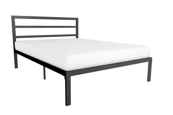 Premium Modern Platform Bed with Headboard Full