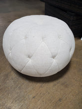 Load image into Gallery viewer, Annandale Round Tufted Pouf Beige
