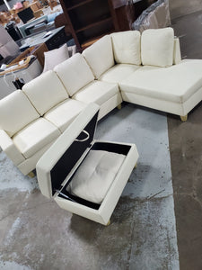 Russ 103.5 Sectional with Ottoman
