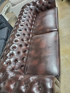 Caine Chesterfield 91" Rolled Arm Sofa