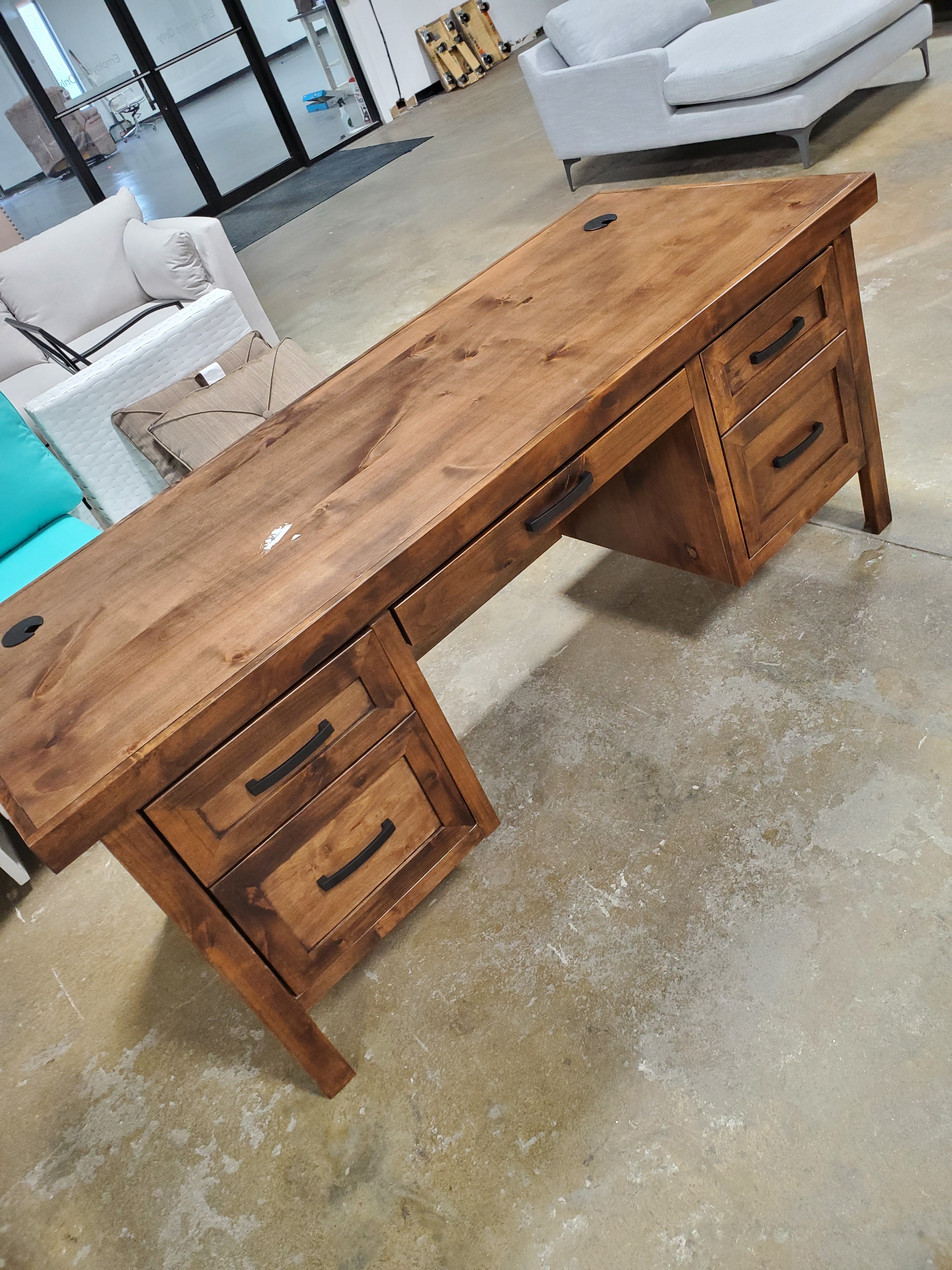 Pooler Solid Wood Executive Desk