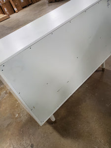 Bea Six Drawer Geo Texture Dresser White