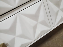 Load image into Gallery viewer, Bea Six Drawer Geo Texture Dresser White
