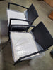 Lauer 4 Piece Rattan Sofa Seating Group with Cushions (Black w/ cream cushions)