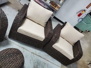 Cottleville 6 Piece Rattan Sofa Seating Group with Cushions