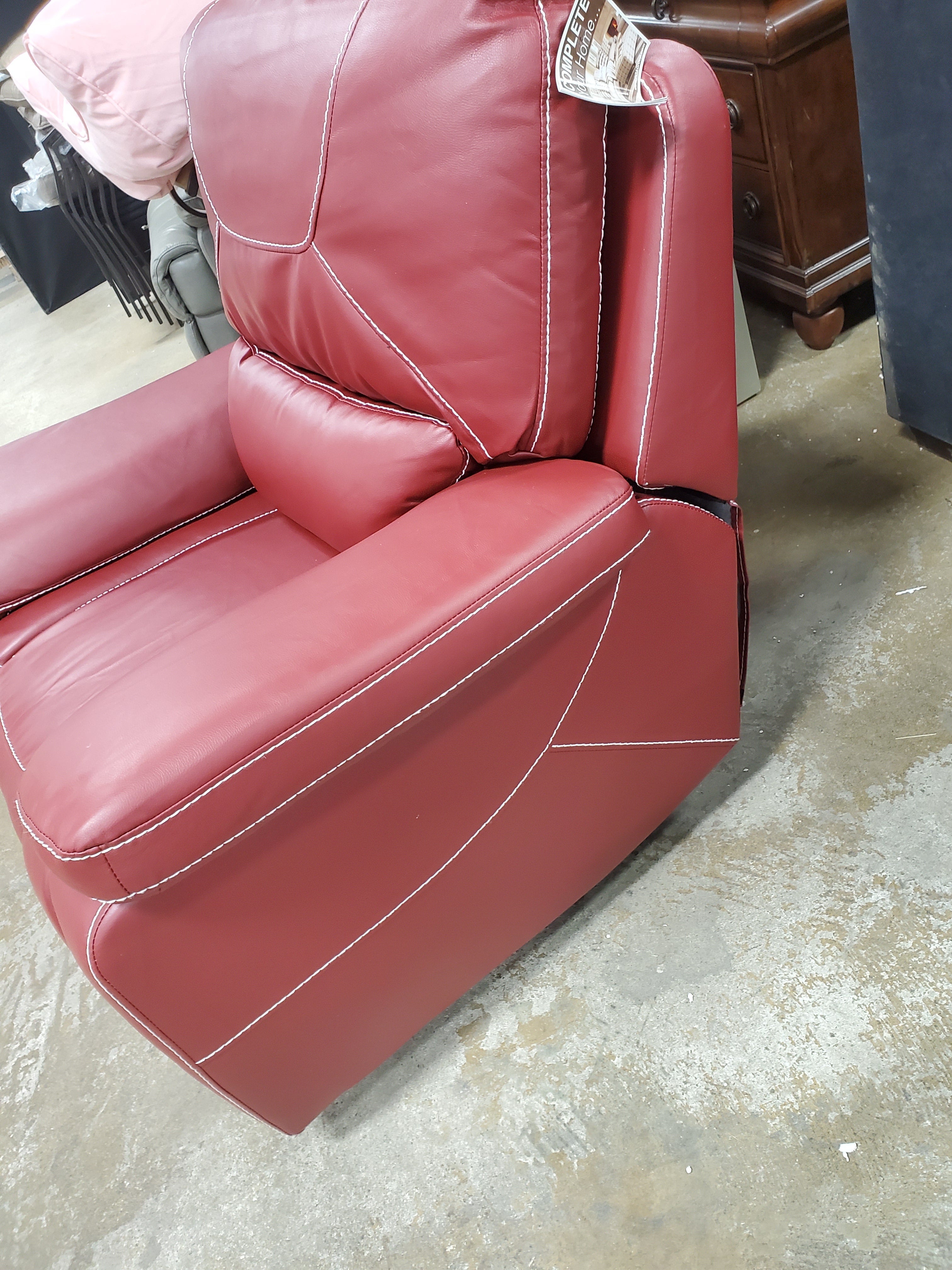 Lockheart Leather Manual Glider Recliner