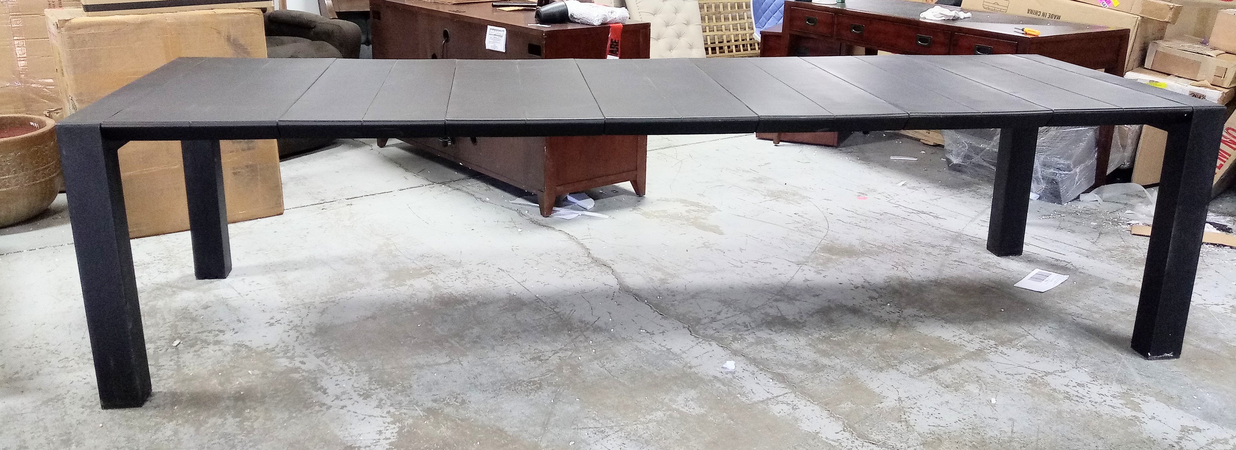 Black Curnutt Extendable Dining Table