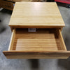 Caramelized Lendella 1-Drawer Wood Nightstand - TTR137
