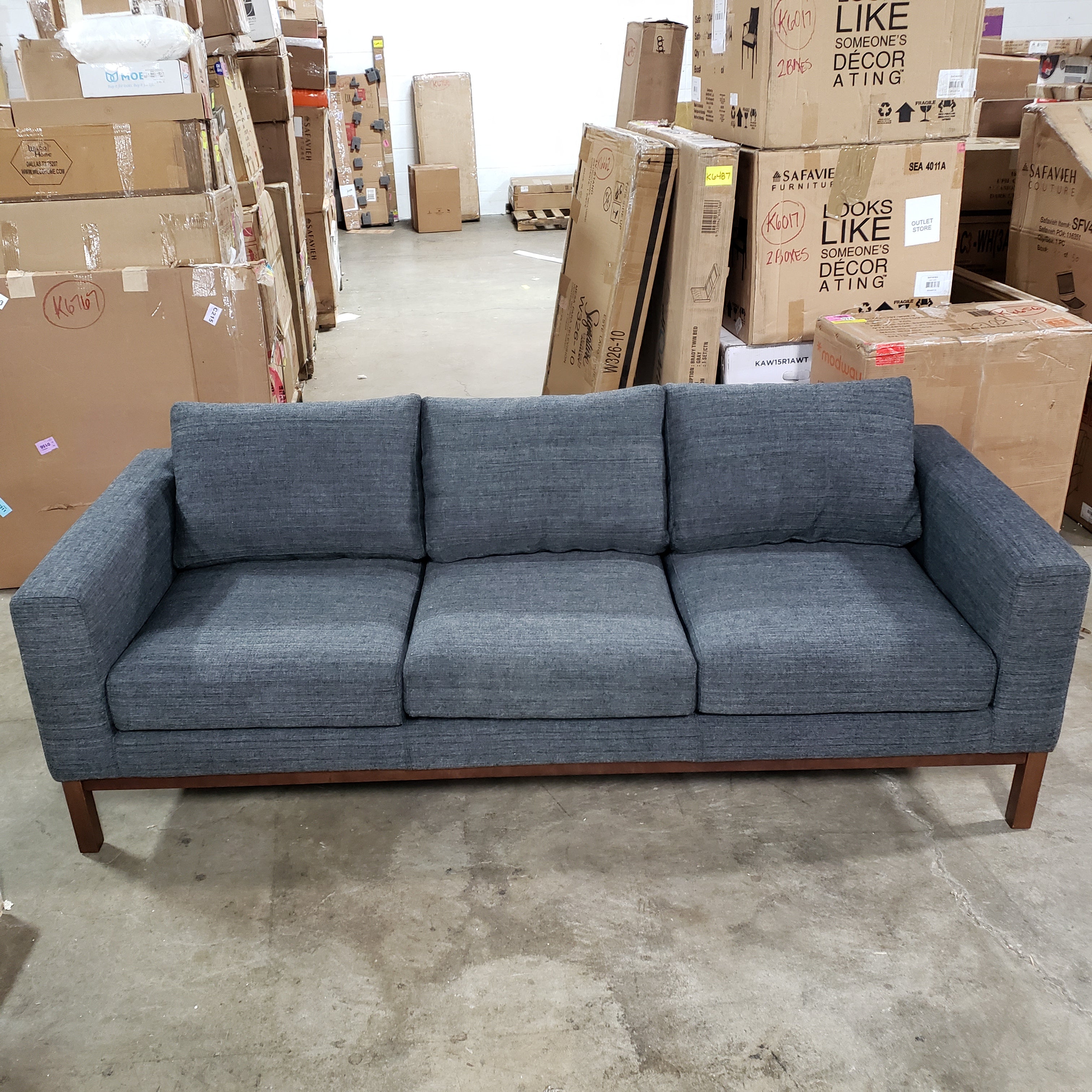 84" Catalina Square Arm Sofa