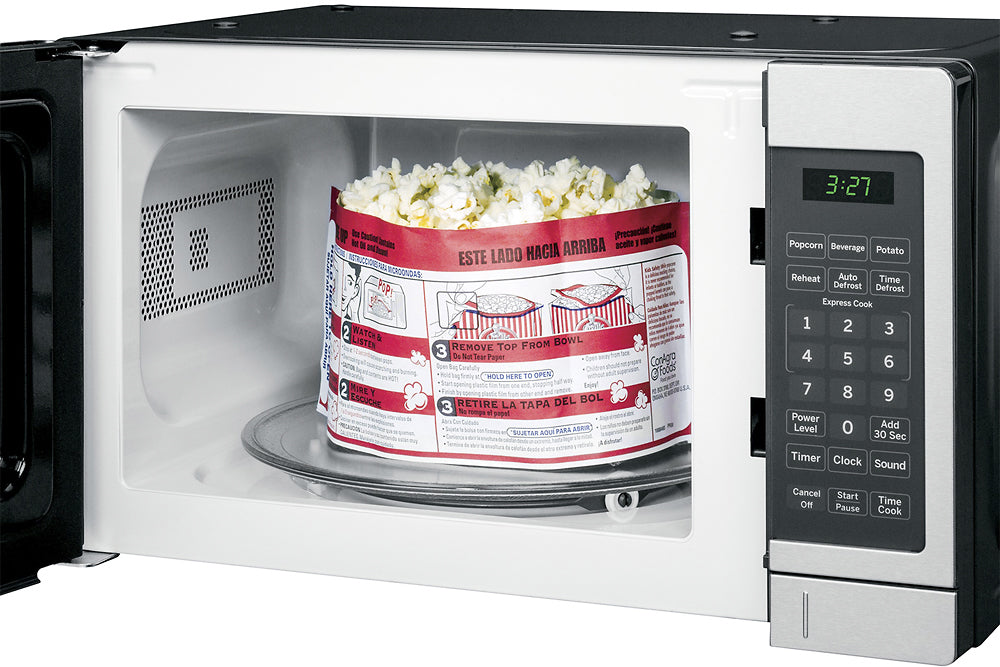 0.7 Cu. Ft. Compact Microwave - Stainless steel