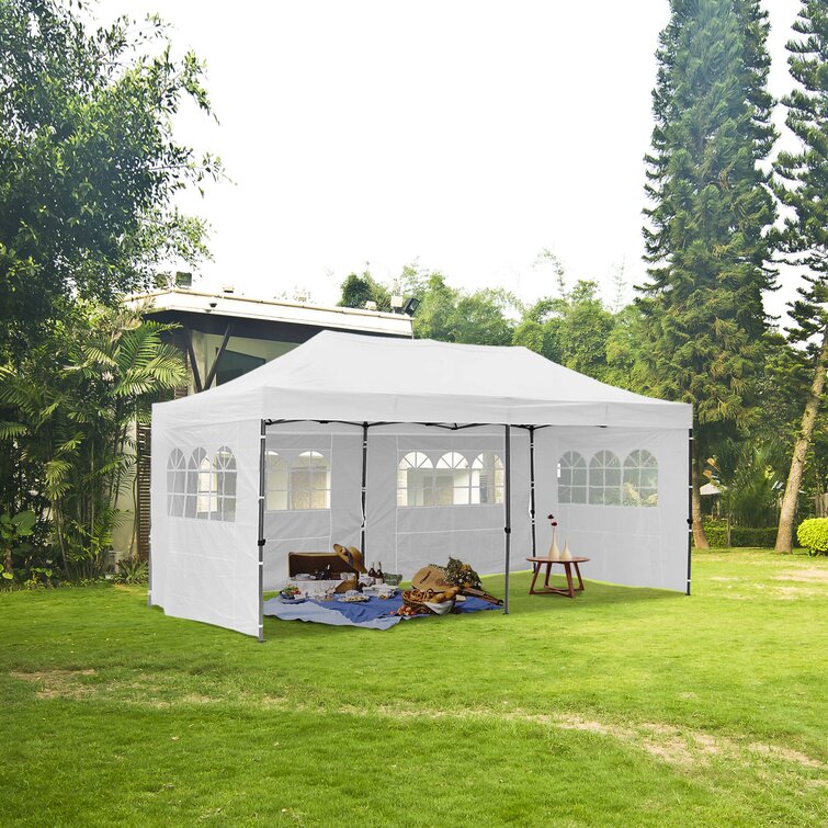 20 Ft. W x 10 FT. D Steel Pop-Up Party Tent, MG443