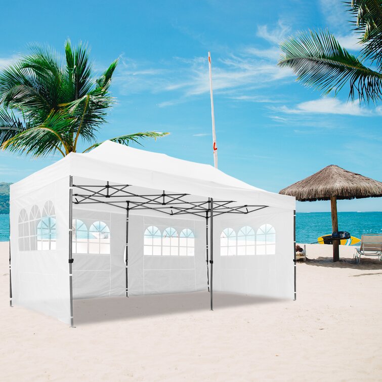 20 Ft. W x 10 FT. D Steel Pop-Up Party Tent, MG443