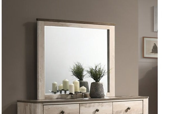 Whitewash Rustic Tavistock *MIRROR ONLY* EJ104