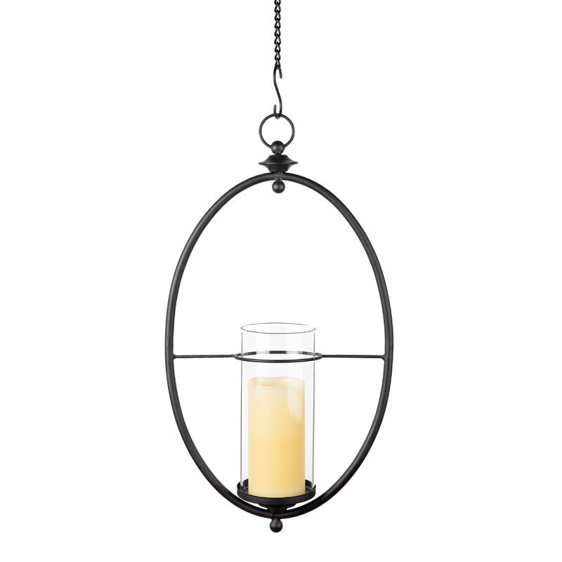 Black 21.4" Iron Wall Sconce K8804