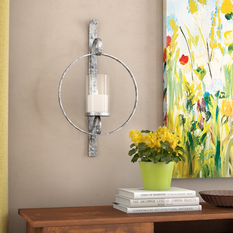 21.75" Glass Wall Sconce