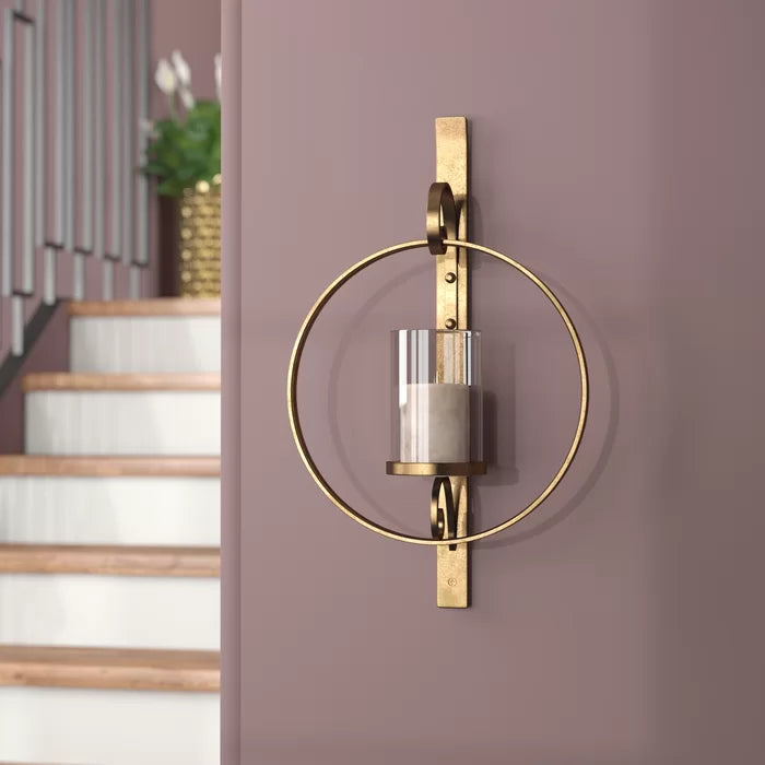 21.75" Glass Wall Sconce