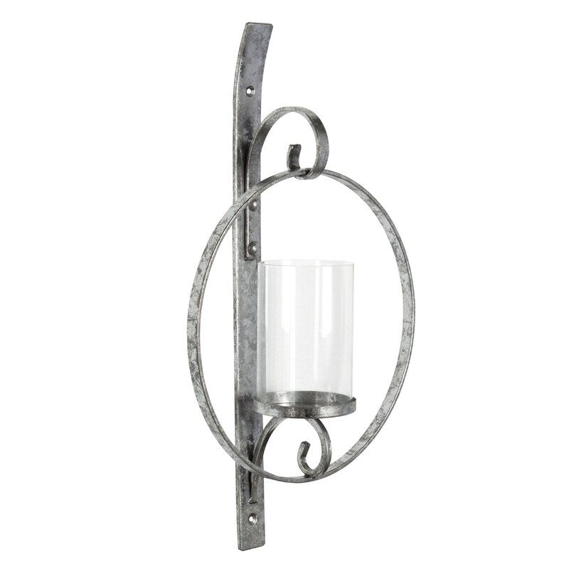 21.75" Glass Wall Sconce