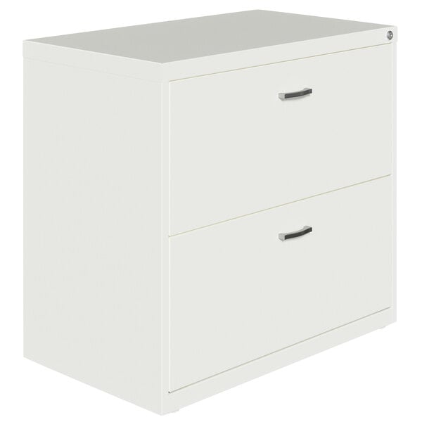 Hirsh Industries Space Solutions SOHO White Two-Drawer Lateral File Cabinet