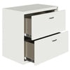 Hirsh Industries Space Solutions SOHO White Two-Drawer Lateral File Cabinet