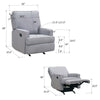 Baby Relax Salma Rocker Recliner Chair in Gray  24 Brand reviews