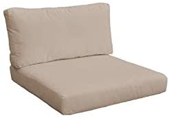 WHEAT Cushions Patio Furniture, 4 Count (Pack of 2), Wheat (Set of 4)