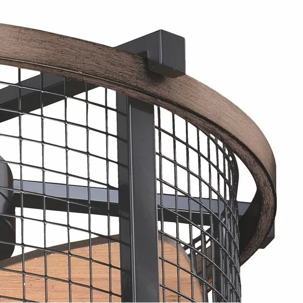 21'' Ender 3 - Blade Caged Ceiling Fan with Remote Control and Light Kit Included
