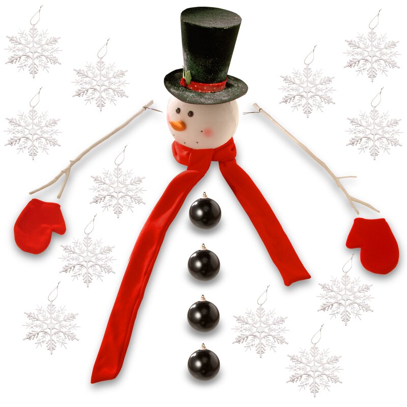 21 Piece Snowman Kit Tree Dress Up Christmas Ornament Accessory Set QL200