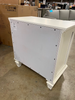 White Brodhead 3 - Drawer Nightstand