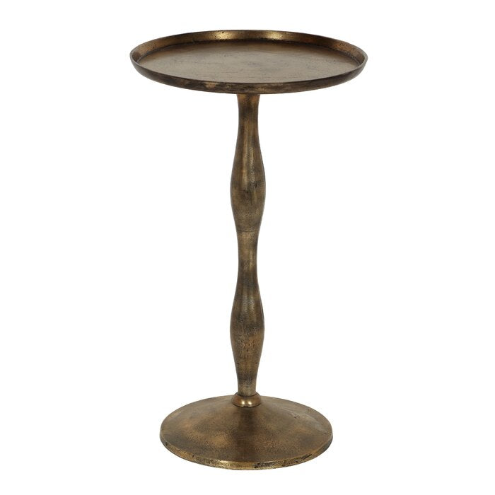 22.25'' Tall Pedestal End Table