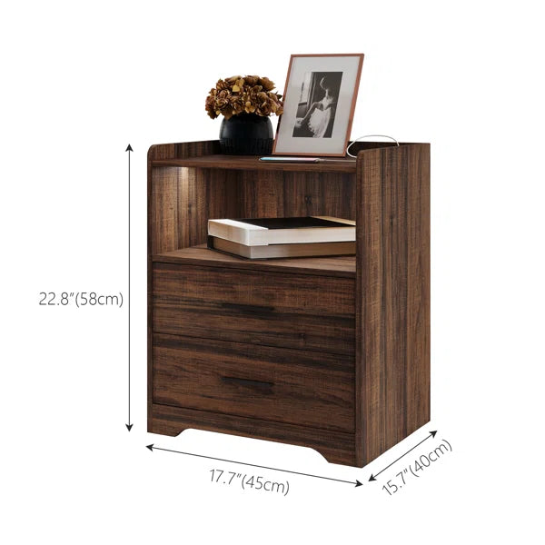 22.8'' Tall 2 - Drawer Bachelor's Chest